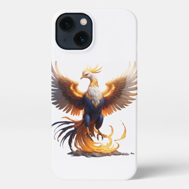 Funda Para iPhone Phoenix Rise Hoodie 🔥 Mythtic Fire Bird Sweatshi (Reverso )