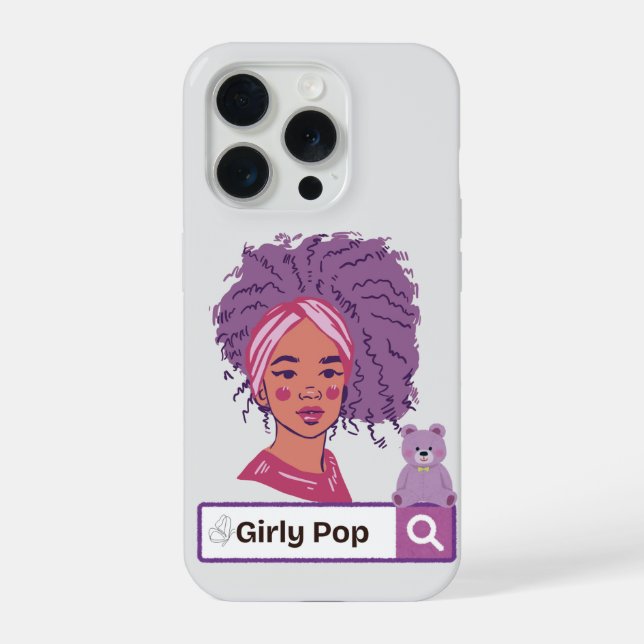 Funda Para iPhone Phone Case Girly pop Teddy Bear (Reverso )
