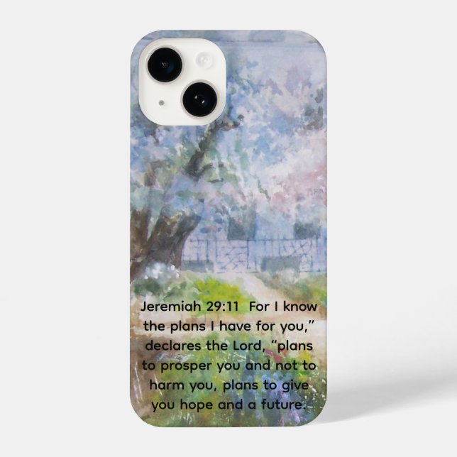Funda Para iPhone phone case with Bible verse (Reverso )
