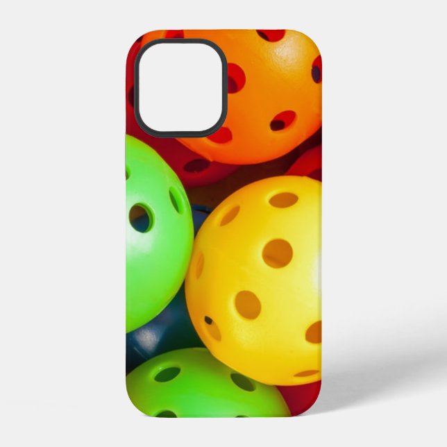 Funda Para iPhone Pickleball Colorido (Reverso )