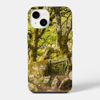 Funda Para iPhone 14 Picos sésiles y musgo en la madera de Wistman
