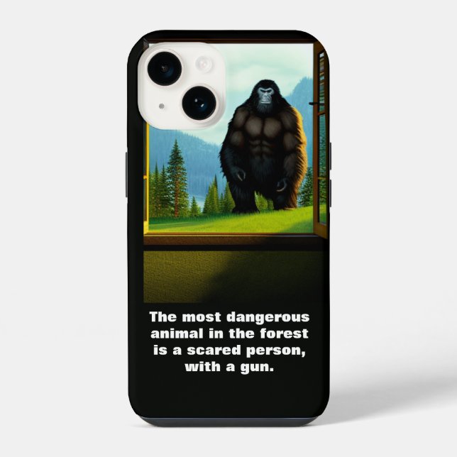 Funda Para iPhone Pie grande afuera (Reverso )