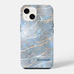 Funda Para iPhone 14 Piedra de mármol de Perla