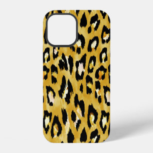 Funda Para iPhone 12 Piel Animal, Watercolor Leopard Seamless.