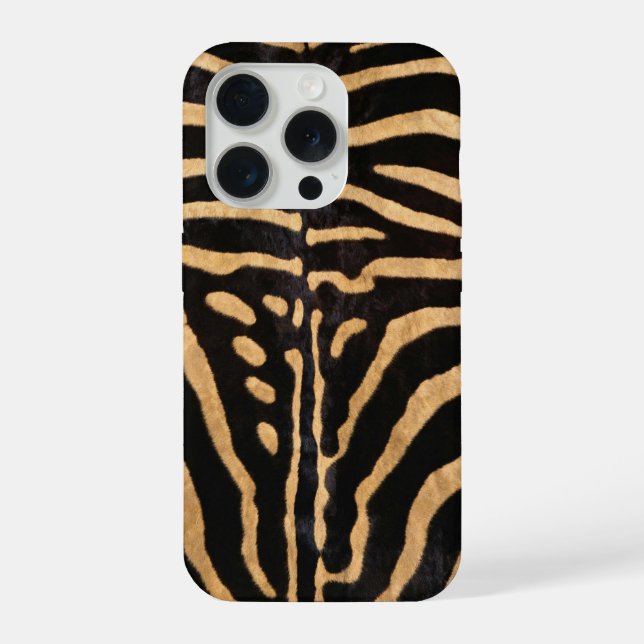 Funda Para iPhone Piel de cebra falsa (Reverso )