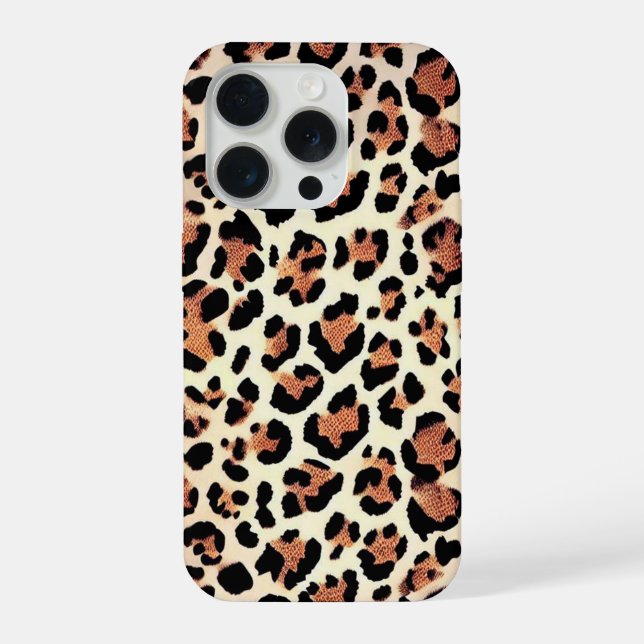 Funda Para iPhone Piel de leopardo (Reverso )