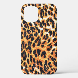 Funda Para iPhone 12 piel de leopardo como fondoleopardo,patrón,impresi