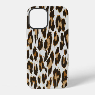Funda Para iPhone 12 Piel de Leopardo: Textura Transparente Vintage
