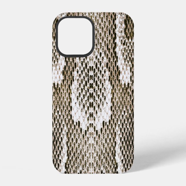 Funda Para iPhone Piel de Pitón: Diseño de Patrón Animal (Reverso )
