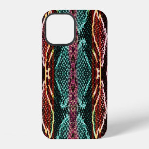 Funda Para iPhone 12 Piel de serpiente colorida, estampado de animal.