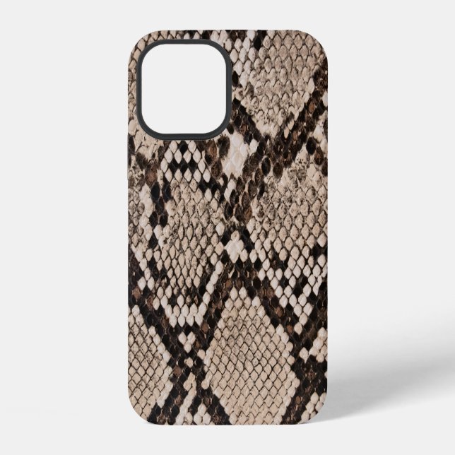 Funda Para iPhone Piel de serpiente: fondo texturado. (Reverso )