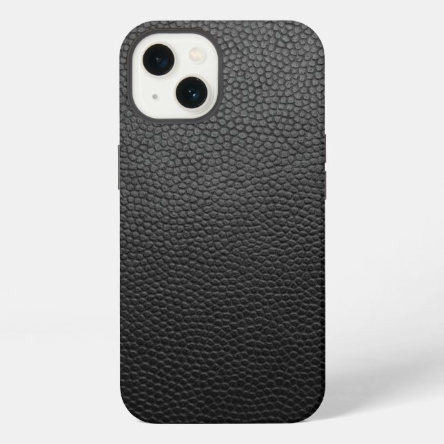 Funda Para iPhone Piel de serpiente negra (Reverso )
