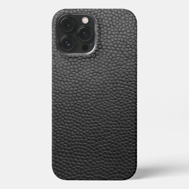 Funda Para iPhone Piel de serpiente negro (Reverso )