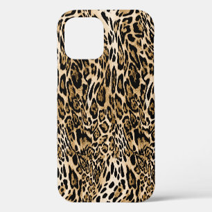 Funda Para iPhone 12 Piel leopardo africana: Textura animal sin mar