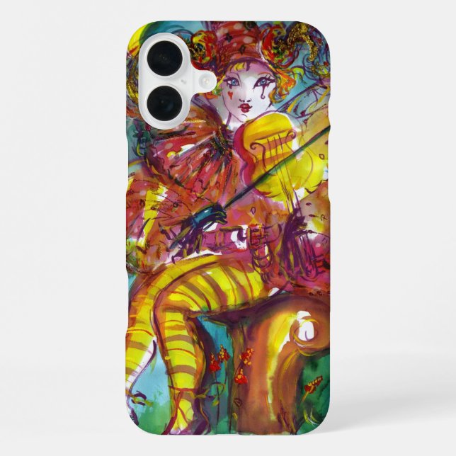 Funda Para iPhone PIERO TOCANDO EL VIOLÍN / Noche de Carnaval Veneci (Reverso )