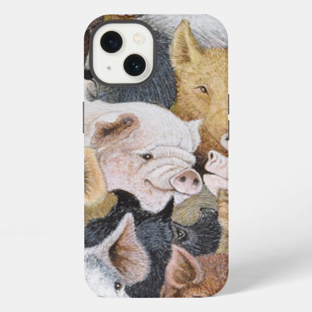 Funda Para iPhone Pigs Galore (Reverso )