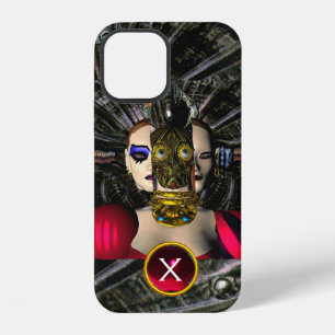 Funda Para iPhone 12 PILOTO DE NAVE ESPACIAL XENIA ANDROID, Monograma d