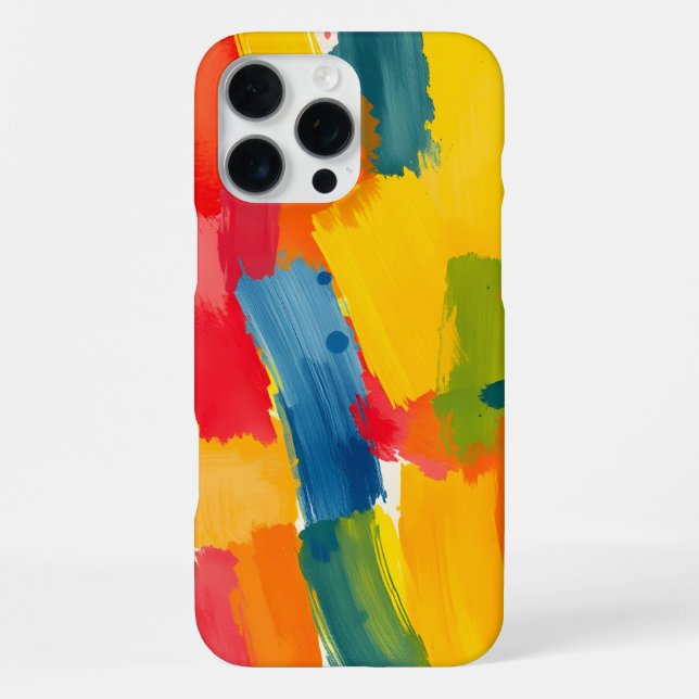 Funda Para iPhone Pincel abstracto (Reverso )