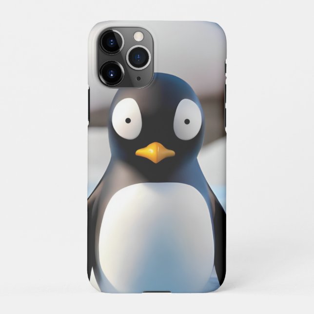 Funda Para iPhone Pingüino (Reverso)