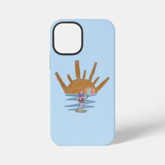Funda Para iPhone 12 Mini pingüino de pelota de playa