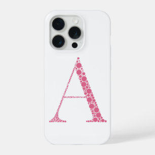 Pink Circle Letter A – Minimal Gradient Monogram D