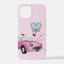 Funda Para iPhone 12 Pro Pink Figaro phone case - telefoonhoesje roze