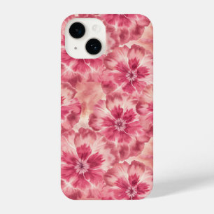 Funda Para iPhone 14 Pink Floral Coquette