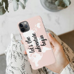 Funda Para iPhone 11Pro Max Pink positivo vamos al mapa mundial de aventuras<br><div class="desc">Pink positivo vamos al mapa mundial de aventuras</div>