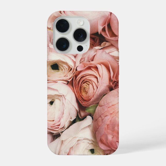 Funda Para iPhone Pink roses (Reverso )