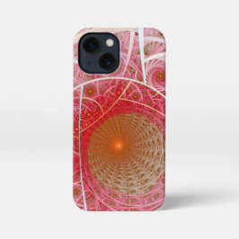 Funda Para iPhone 13 Mini Pink Steampunk Abstract
