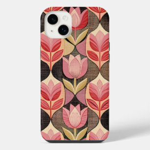 Funda Para iPhone 14 Plus Pink Tulips