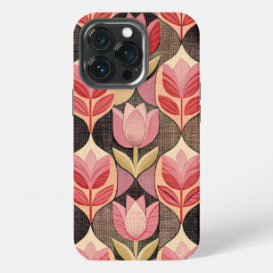 Funda Para iPhone 13 Pro Pink Tulips