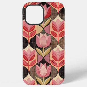 Funda Para iPhone 12 Pro Max Pink Tulips