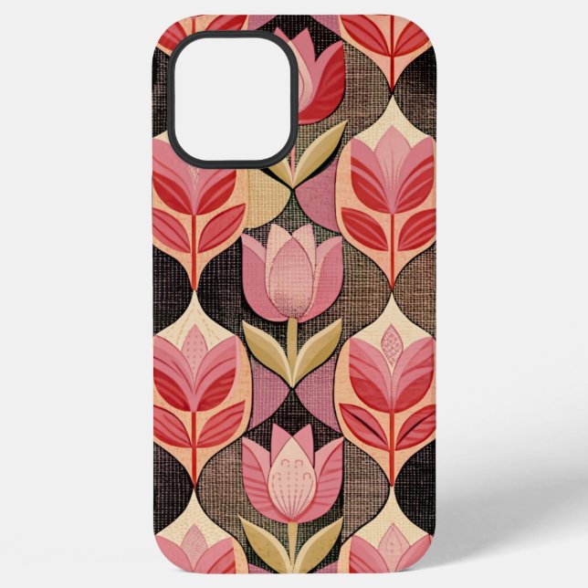Funda Para iPhone Pink Tulips (Reverso )