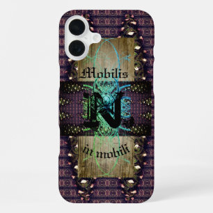 Funda Para iPhone 16 Plus Piñones "Mobilis in mobili" Naturaleza oscura camb