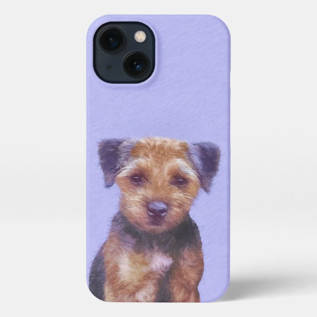 Funda Para iPhone Pintado de la frontera del territorio - Arte de pe (Reverso )