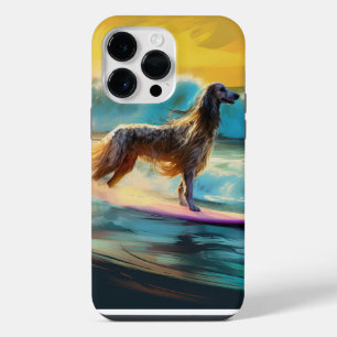 Funda Para iPhone 14 Pro Max Pintado de surf en Hound Beach Afgano