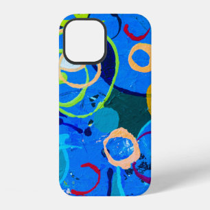 Funda Para iPhone 12 Pintando aceite de arte abstracto y color acrílico