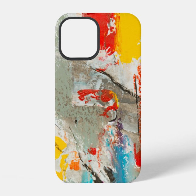Funda Para iPhone Pintura abstracta (Reverso )