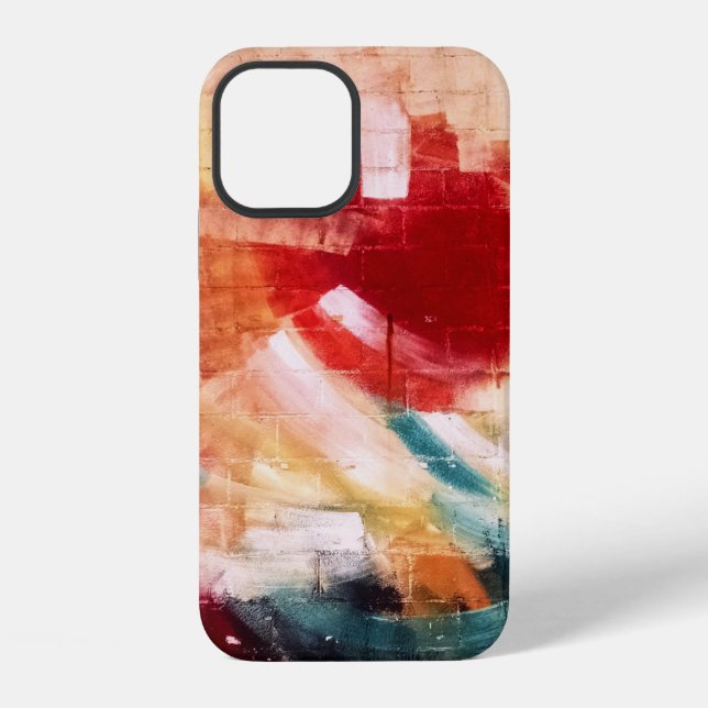 Funda Para iPhone pintura abstracta (Reverso )