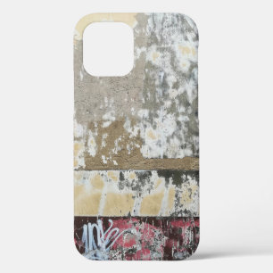 Funda Para iPhone 12 Pintura abstracta de color marrón y blanco