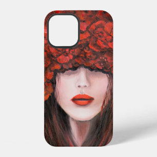 Funda Para iPhone 12 Pintura al óleo abstracta que muestra la cara de u