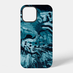 Funda Para iPhone 12 Pintura artística Arte fino Color óleo tigre lindo