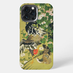 Funda Para iPhone 13 Pro Max Pintura de Fuyo Soukeizu de Ito Jakuchu