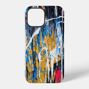 Funda Para iPhone 12 Pintura de goteo colorida: pared de graffiti.