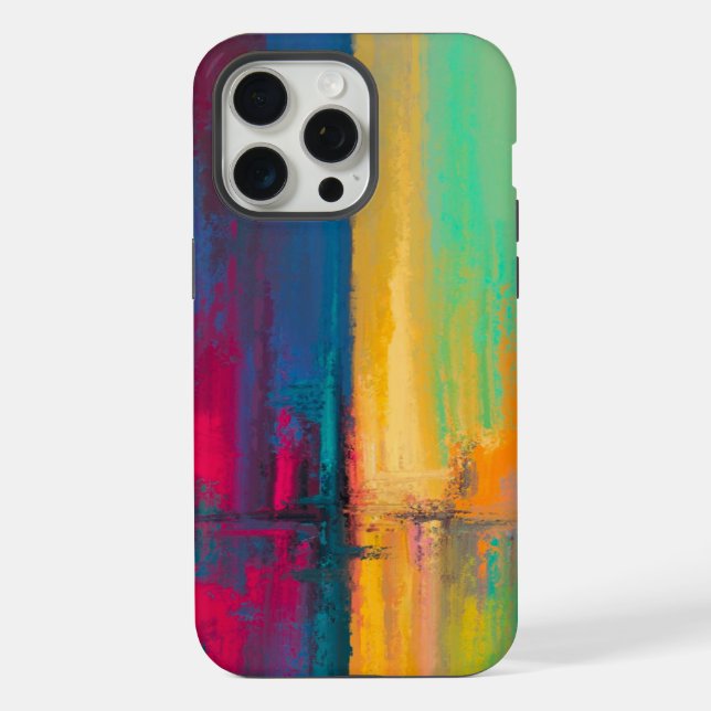Funda Para iPhone Pintura de salpicadura (Reverso )