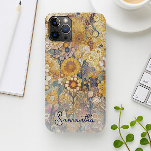 Funda Para iPhone 16 Pro Max Pintura floral de arte fino estilo Art Nouveau ant