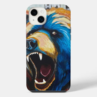 Funda Para iPhone 14 Plus Pintura Grizzly - Arte de Vida Silvestre