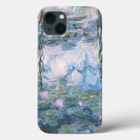 Pintura impresionista de nenúfares de Claude Monet