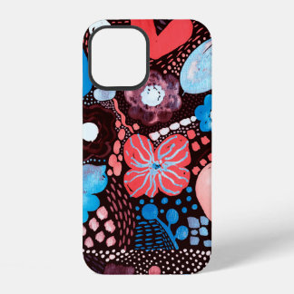 Funda Para iPhone 12 Pintura manual Abstract Watercolor Sketch Doodle F